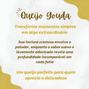 Queijo Gouda Artesanal Inteiro Cruzília 3kg - Direto Fabrica